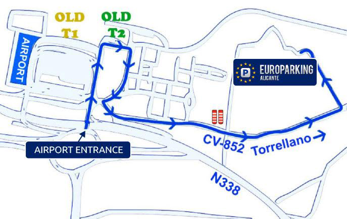 locatie maps europarking new location
